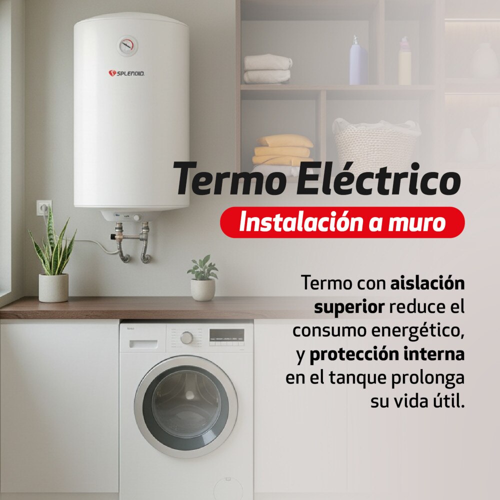 Termo eléctrico Splendid TM-120S, detalle