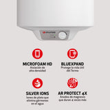 Termo eléctrico Splendid TM-120S instalado
