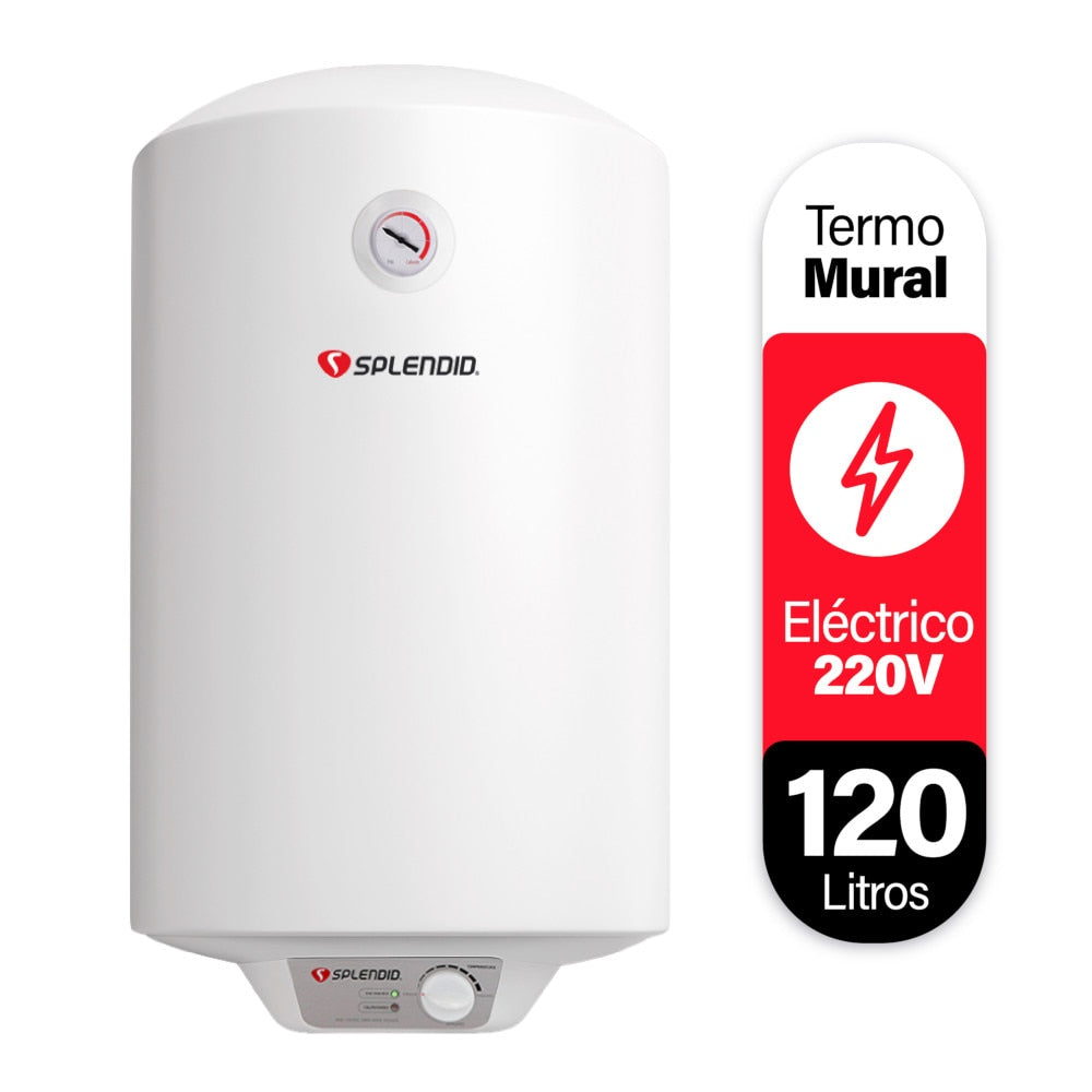 Termo eléctrico mural Splendid TM-120S de 120 litros, vista frontal